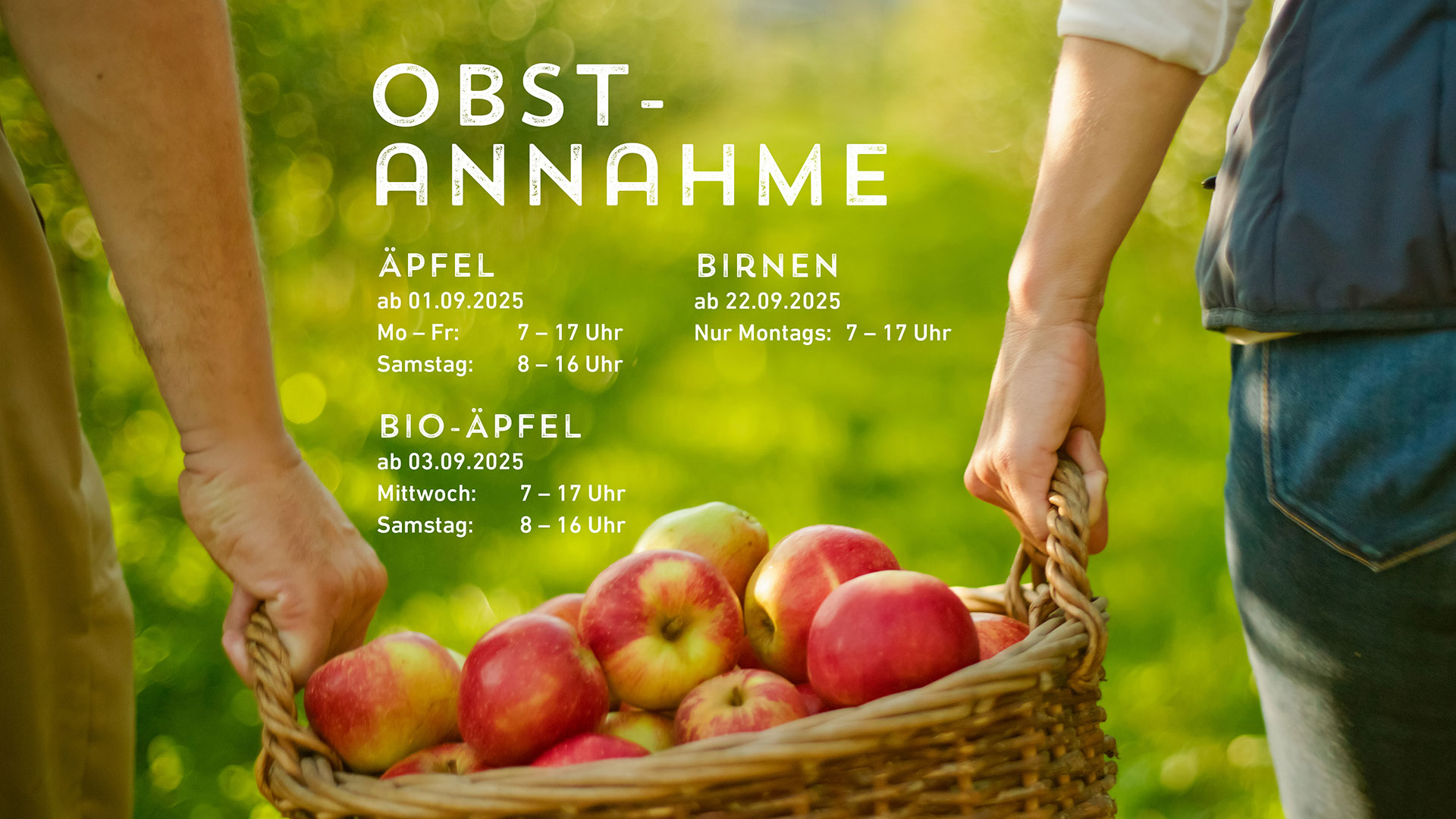 Obstannahme 2025